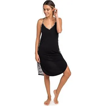 Dámské šaty šaty Rip Curl MAI OHANA COVER UP Black velikost M