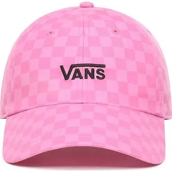 Kšiltovka Kšiltovka Vans COURT SIDE PRINTED HAT Fuchsia Pink Checkerboard velikost O/S