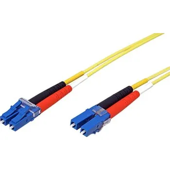 Síťový kabel METZ CONNECT Optický patchkabel LC-LC 9/125 (single mode), 2mm, duplex, OS2, LSOH, 1m (151P1JOJO10E) - 21.06.1389