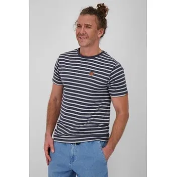 Pánské oblečení Tričko Alife and Kickin NICAK Z Marine velikost L