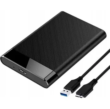 Příslušenství pro datový nosič Kapsa na disk POUZDRO HDD SSD 2,5 ALU USB 3.0 SATA POUZDRO Adaptér