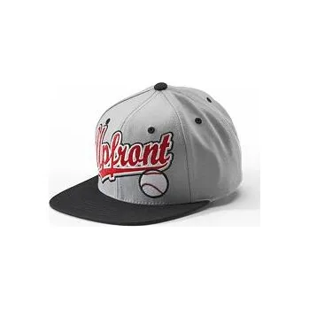 Kšiltovka Kšiltovka Upfront BATTER 2 SNAPBACK CAP Light Grey Black velikost O/S