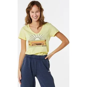 Pánské tričko Tričko Rip Curl V STANDARD TEE Lemonade velikost L