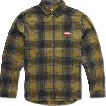 Pánská košile Košile Etnies INDEPENDENT FLANNEL Tobacco velikost XL