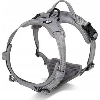 Postroj pro psa Postroj /labrador, německý ovčák/ TrueLove Front Line Šedý - velikost: XL