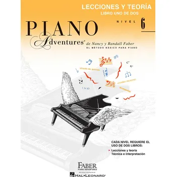 Libro de lecciones y teora, Nivel 6 - Faber Spanish Edition Level 6 Lesson Theory Book 988356