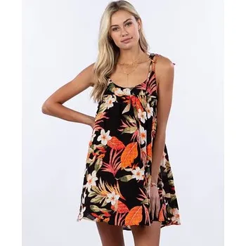 Dámské šaty šaty Rip Curl NORTH SHORE MINI DRESS Black velikost M