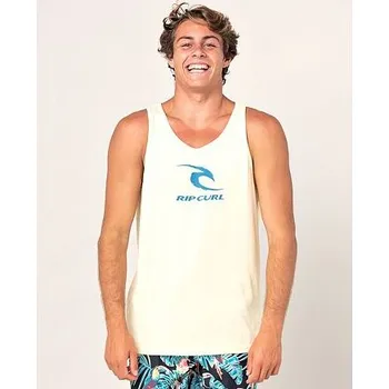 Dámské oblečení Tílko Rip Curl SURFING TANK TEE Pale Yellow velikost XXL