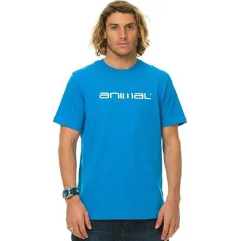 Pánské tričko Tričko Animal LOYALE Mid Blue velikost S