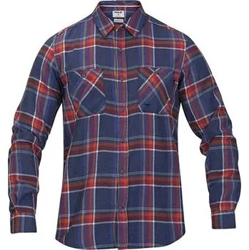 Pánská košile Košile Hurley CREEPER WASHED L/S Gym Blue velikost M
