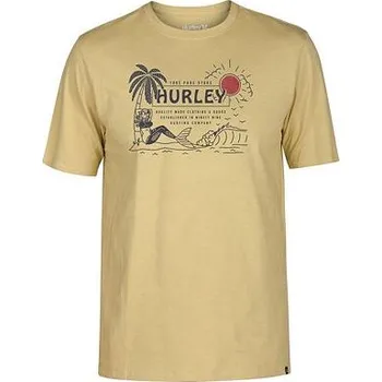 Tričko Hurley PURE STOKE SS Buff Gold velikost XL