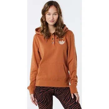 Pánské oblečení Mikina Rip Curl RE-ENTRY HOOD Light Brown velikost M