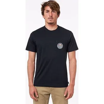 Tričko Rip Curl HORIZON BADGE S/S TEE Black velikost XL