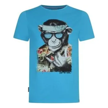 Tričko Animal LOKO Kingfisher Blue Marl velikost XL