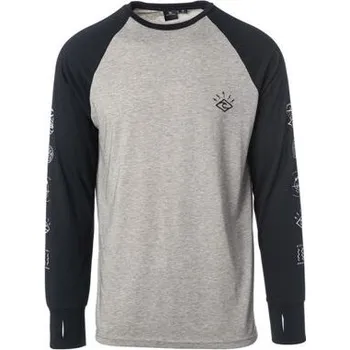 Pánské tričko Tričko Rip Curl SHRED LS TEE Jet Black velikost M