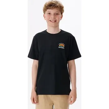 Dámské tričko Tričko Rip Curl RAYS AND HAZED TEE -BOY Black velikost 12