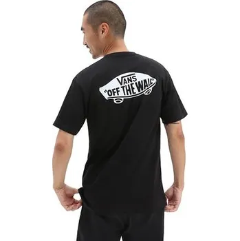 Pánské oblečení Tričko Vans STYLE 76 BACK SS TEE Black/White velikost L