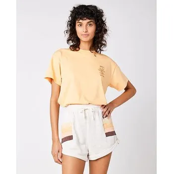 Tričko Rip Curl SEARCH ICON RELAXED TEE Orange velikost XS