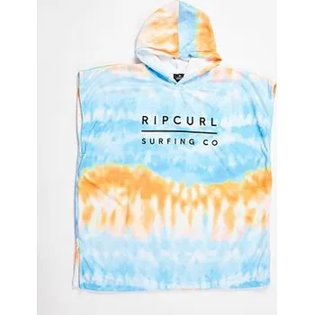 Čepice Ručník Rip Curl HOODED PRINT TOWEL - BOY Blue/White velikost S/M