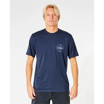 Pánské oblečení Tričko Rip Curl RAYS AND TUBED TEE Navy velikost M