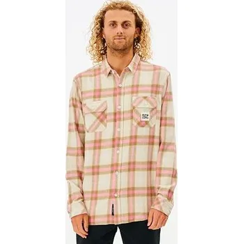 Pánská košile Košile Rip Curl SWC FLANNEL SHIRT Bone velikost L