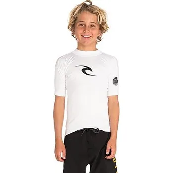Dámské tričko Lykra Rip Curl JNR.CORPO S/SL UV TEE White velikost 12
