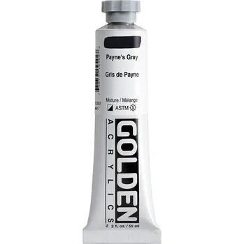 Vodová barva Akrylová barva Golden Heavy Body - 1240 Payne's Gray Objem: 59 ml