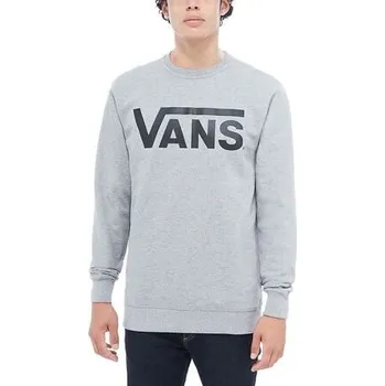 Pánská mikina Mikina Vans VANS CLASSIC CREW Concrete Heather/Black velikost S
