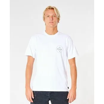 Tričko Rip Curl RAYS AND TUBED TEE White velikost L