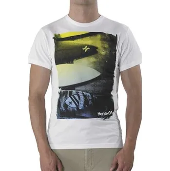 Tričko Hurley BORN FROM AGUA White velikost XL