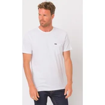 Pánská móda Tričko Animal YOUNG SLUB White velikost M