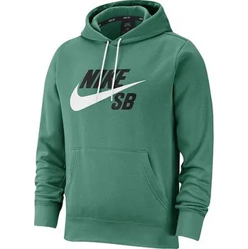 Pánská mikina Mikina Nike SB ICON Neptune Green/White velikost M