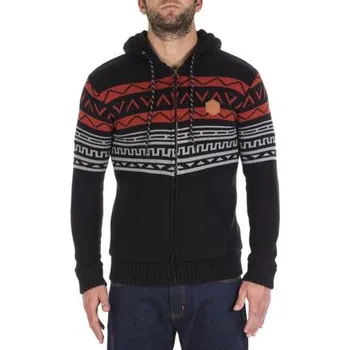 Pánská mikina Svetr Rip Curl BORDERS HZ SHERPA SWEATER Black velikost L