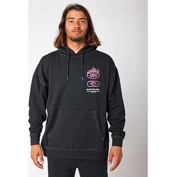 Pánská mikina Mikina Rip Curl ARCHIVE HOOD Black velikost XL