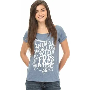 Pánské tričko Tričko Animal ANASTAZIA Dusty Blue Marl velikost 08