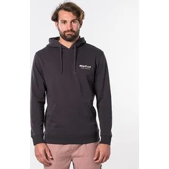 Pánská mikina Mikina Rip Curl GLITCH FLEECE Washed Black velikost XXL