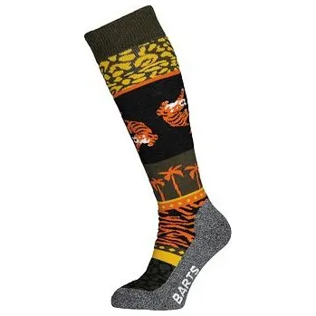 Oblečení a móda Ponožky Barts SKISOCK JUNGLE FEVER KIDS Black velikost 31-34