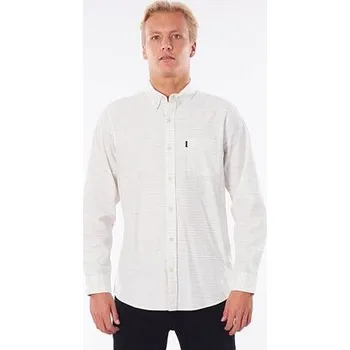 Pánská košile Košile Rip Curl SANITY L/S SHIRT Bone velikost M