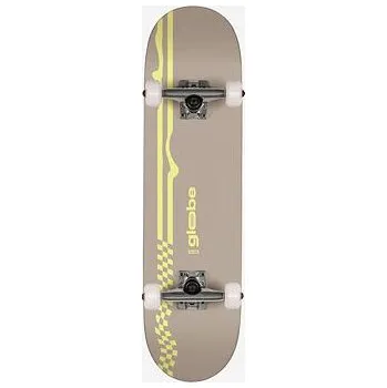 Chlapecké tenisky Skateboard Globe KIDS RACER MICRO Fog/Hyper Green velikost 6.5