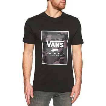 Tričko Vans PRINT BOX Black/Oversizedblkplumcmo velikost L