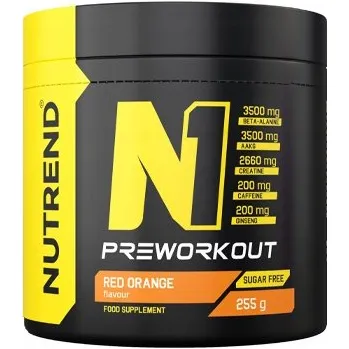 Anabolizér NUTREND N1 Pre Workout 255g Síla Energie Koncentrace Předtréninkový stimulant