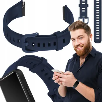 Řemínek na hodinky Řemínek ChronSmarta pro Huawei 16mm červený