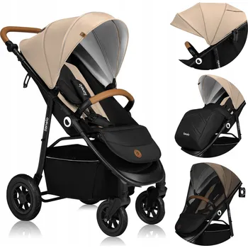 Obraz Sportovní kočárek Lionelo Natt Allegro do 22 kg s velkými koly