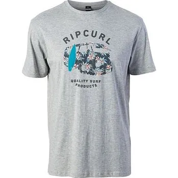 Pánské tričko Tričko Rip Curl VAN ALLOVER TEE Cement Marle velikost S