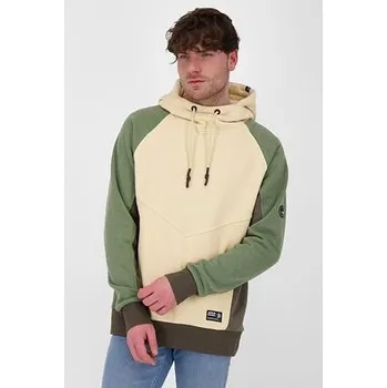 Pánská mikina Mikina Alife and Kickin MIROAK A Creme Melange velikost 3XL