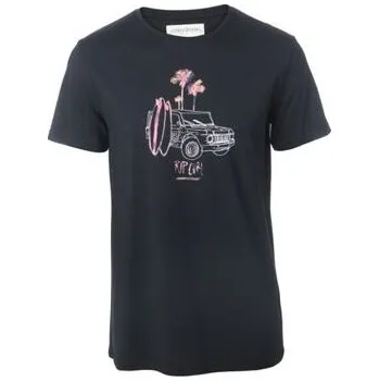 Pánské tričko Tričko Rip Curl VAN SURF TEE Black velikost S
