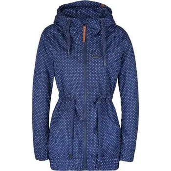 Dámský kabát Kabát Alife and Kickin CHARLOTTE COAT Marine Dots velikost M