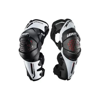 Motocyklový chránič kolene a holeně Ortézy na kolena LEATT Z-Frame Knee Brace White 2025, Velikost S