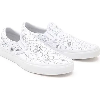 Dámská obuv Boty Vans CLASSIC SLIP-ON (U-Paint) Camo Daisy velikost 38.5