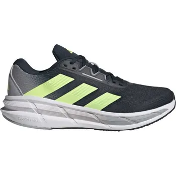 Pánská běžecká obuv Pánská běžecká obuv adidas QUESTAR 3 M 11.5 Tmavě šedá, Světle zelená, Bílá